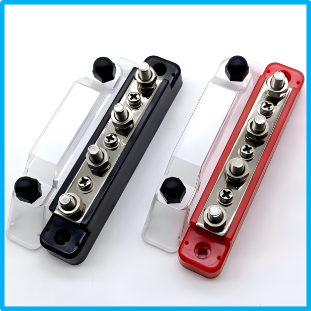 汇流排 4路单排直流汇线排 150A 红黑