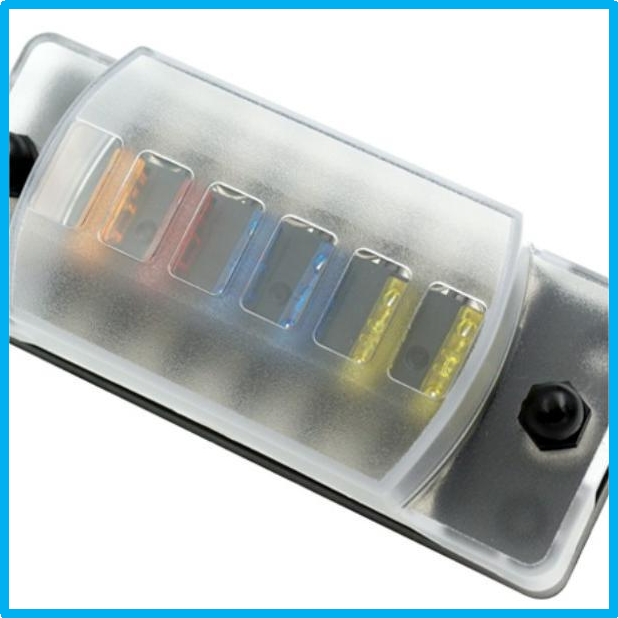 LD19-06F 6路带负极汽车保险丝盒