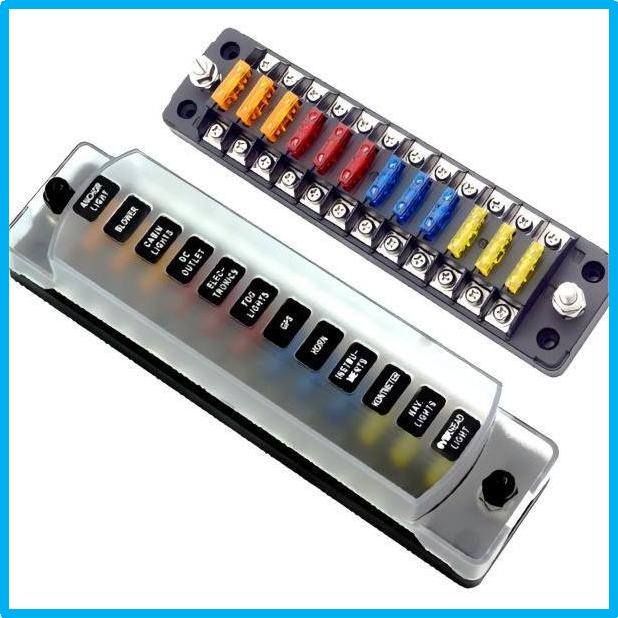 LD19-12F 12路带负极汽车保险丝盒