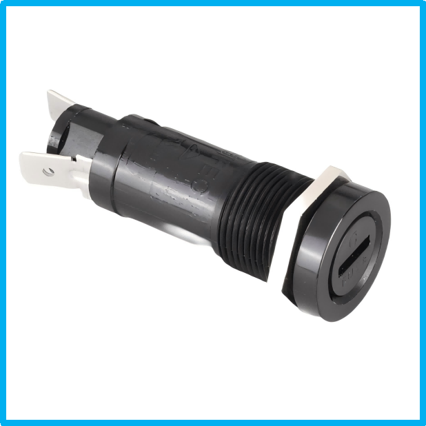 H3-52D保险座 20A250V 适配5*20/6*30