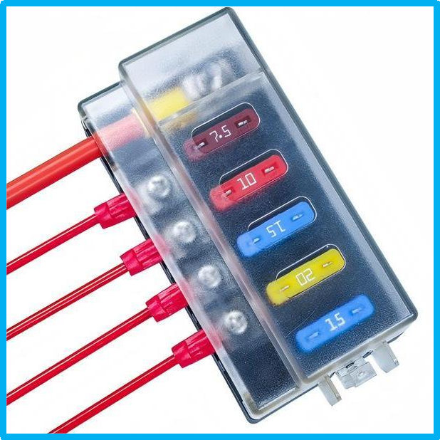 LD19-04P 4路汽车保险丝盒