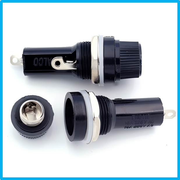 H3-107B保险丝座 10A250V 适配6*30
