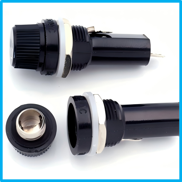 H3-105B保险座 10A250 适配6*30